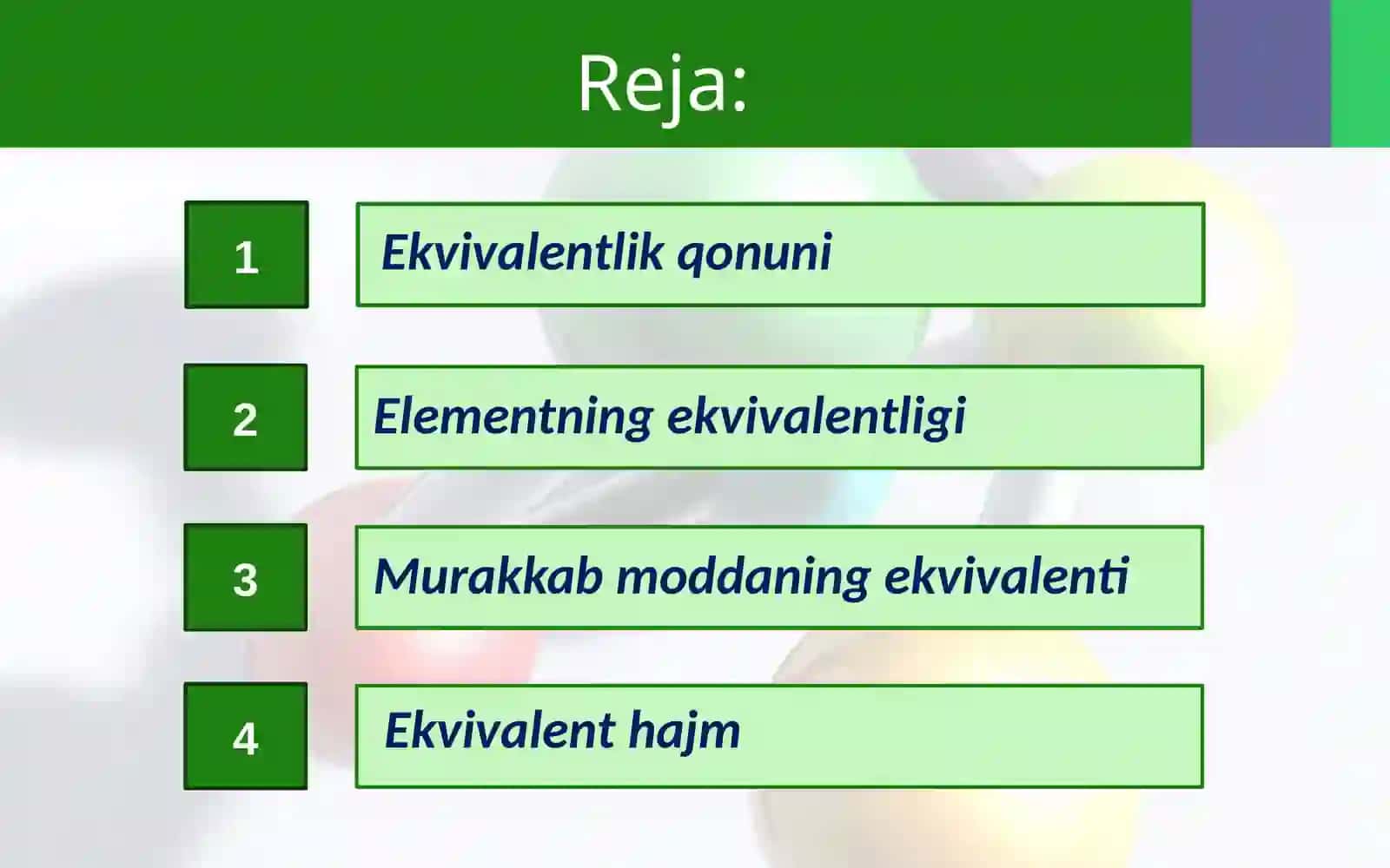 Ekvivalentlik qonuni 2