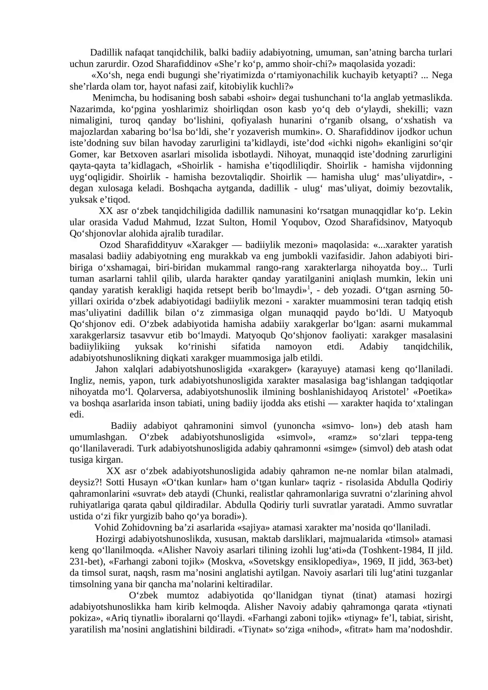 Adabiy tanqid badiiy mahorat va realizm (1960-1980 yillar) 2