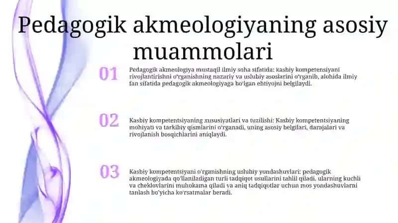 Pedagogik Akmeologiyaning Asosiy Muammolari 2