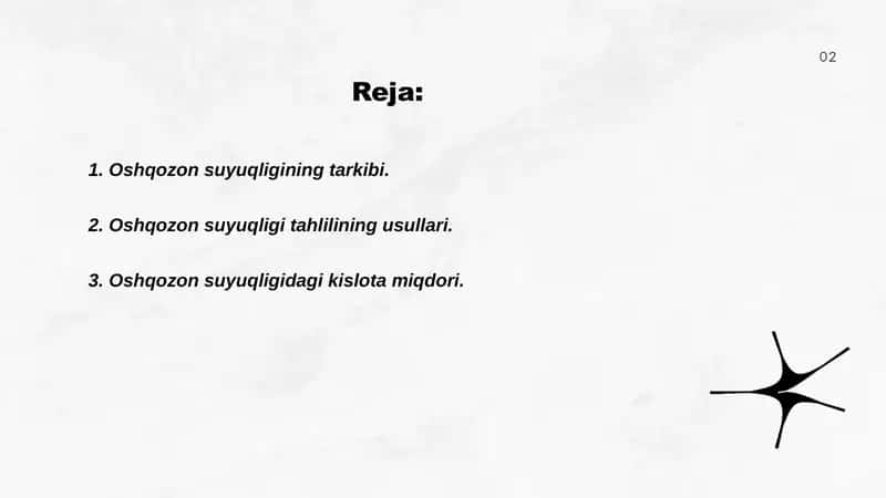 Oshqozon suyuqligi tashhisining klinik ahamiyati 2