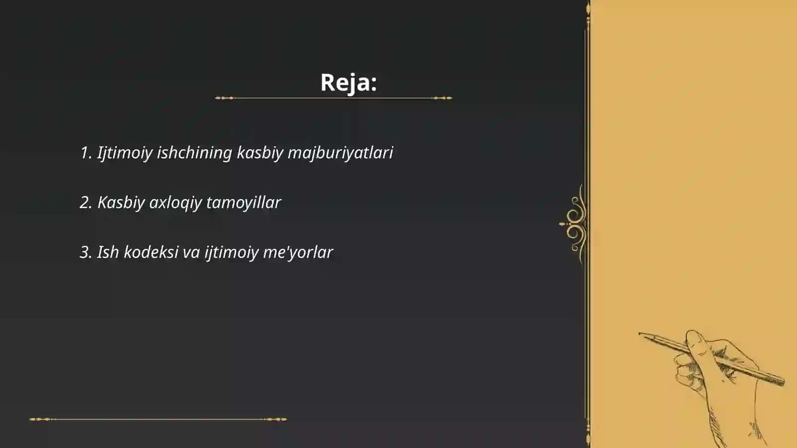 Ijtimoiy ishchining kasbiy etikasi 2