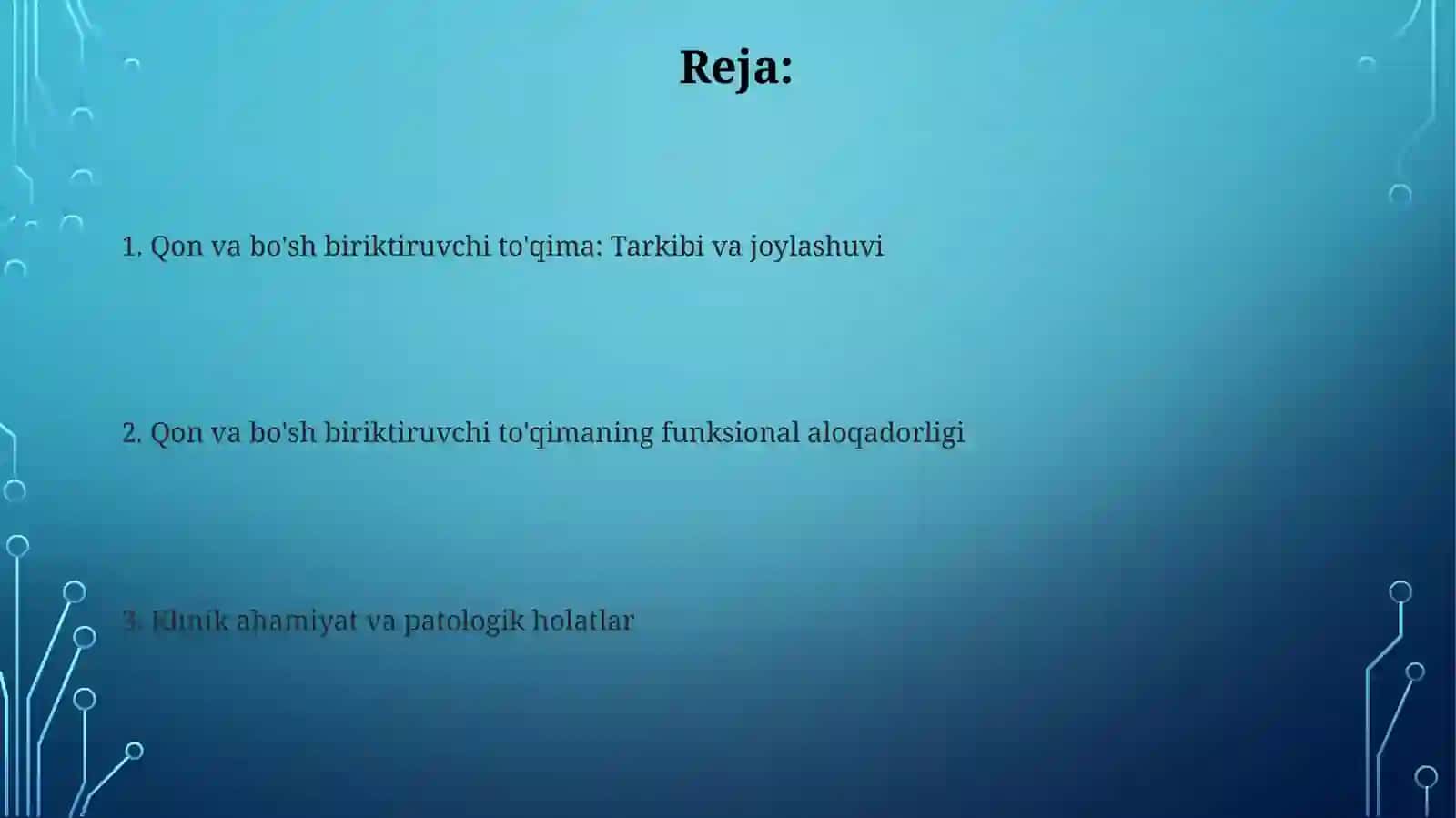 Qonvasiyraktolalibiriktiruvchito'qimaningo'zaromunosabatlari 2