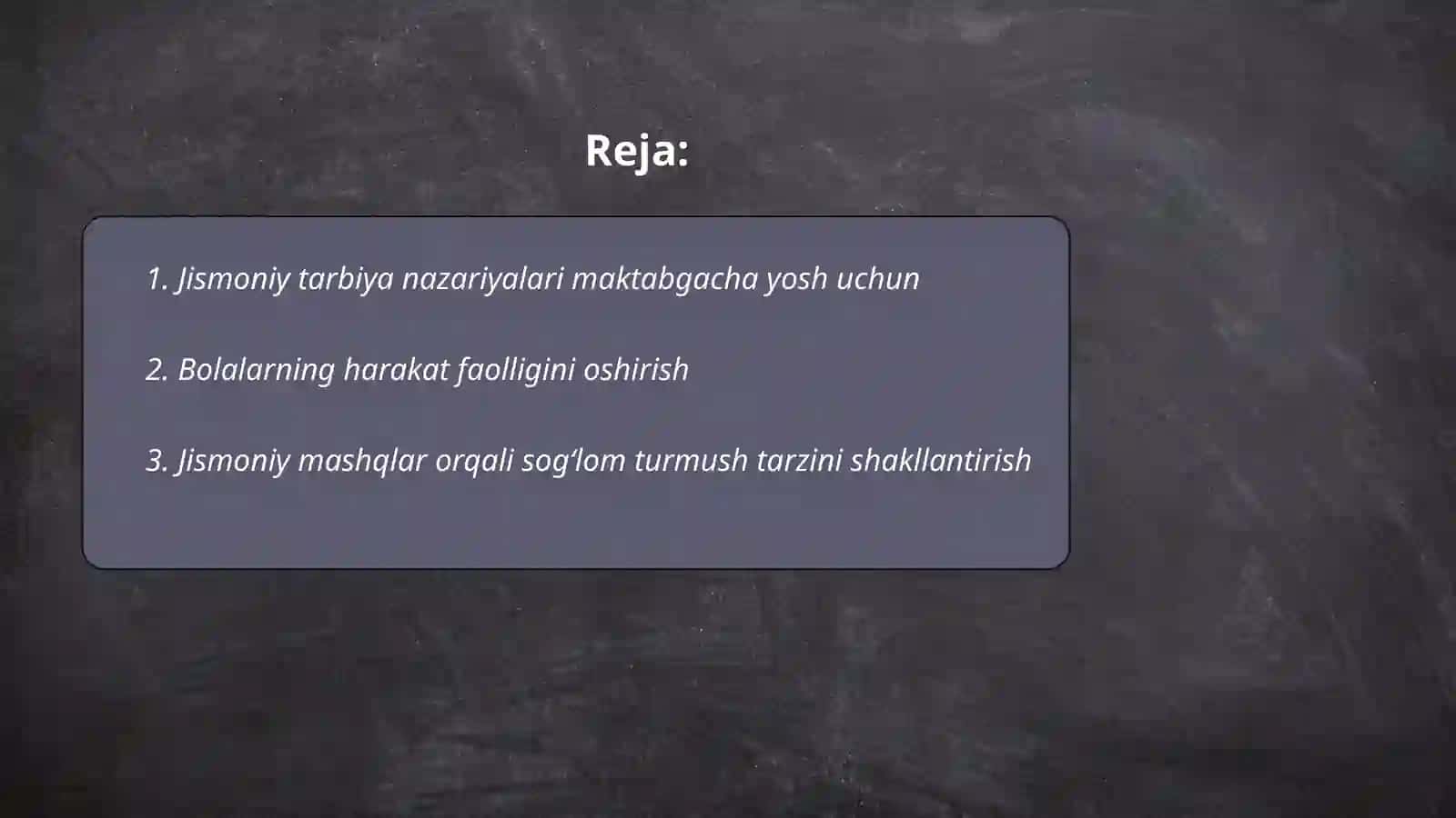 Maktabgacha yoshdagi bolalar jismoniy tarbiyasining vazifalari 2