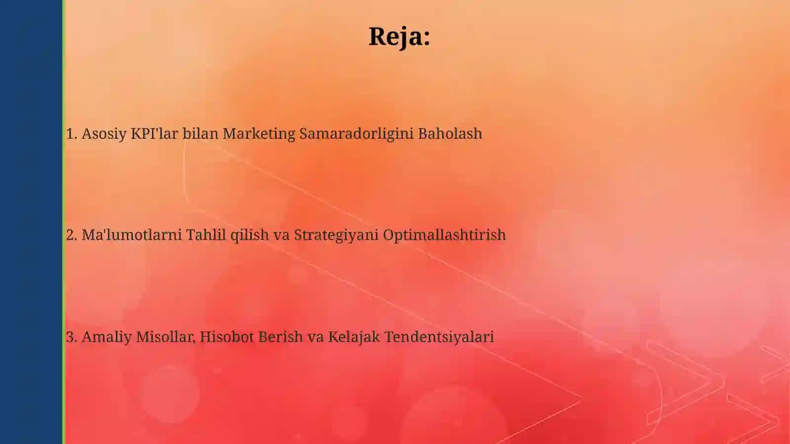 Marketing faoliyati samaradorligini KPI asosida baholash 2