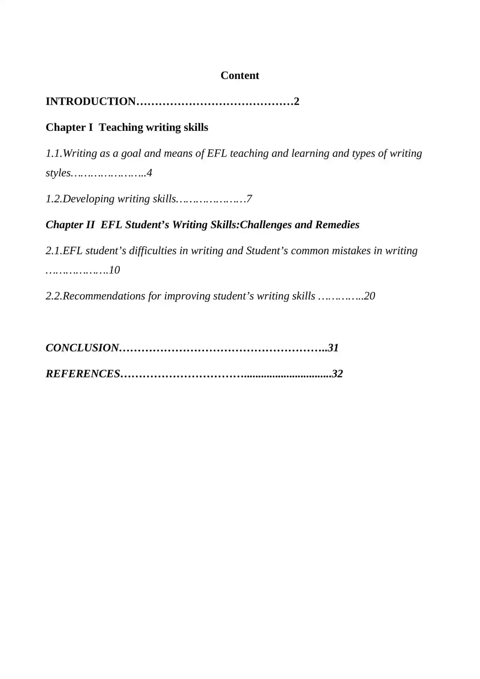 TEACHING WRITING 2