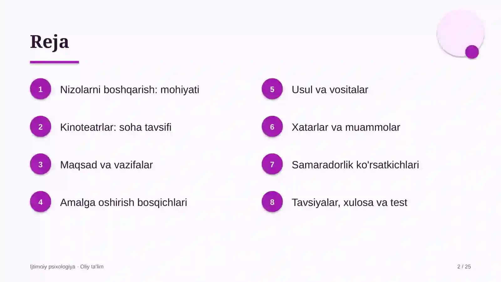 Kinoteatrlar misolida: mohiyati, bosqichlari, usullari va ko'rsatkichlari 2