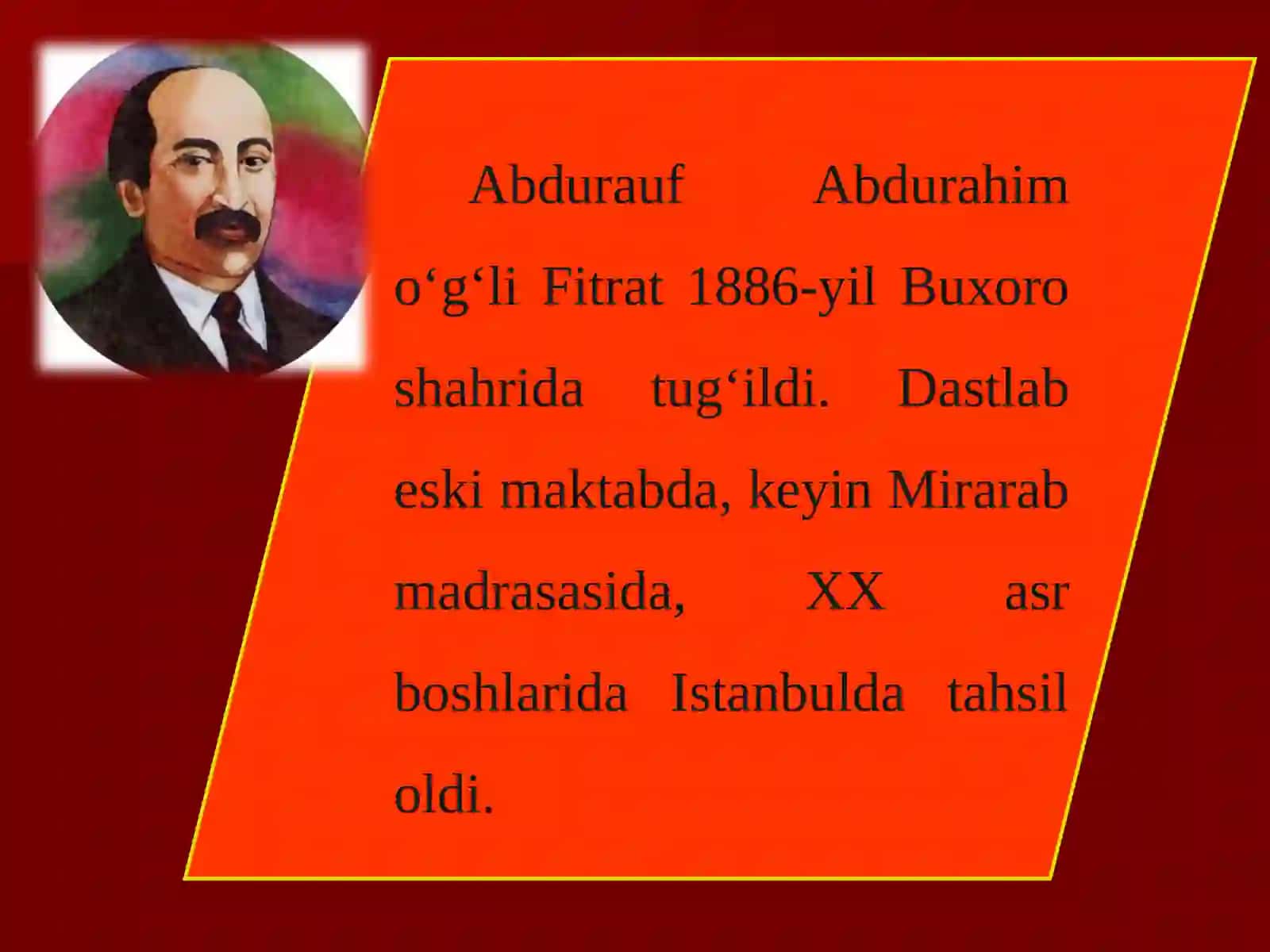 Abdurauf Fitrat 2