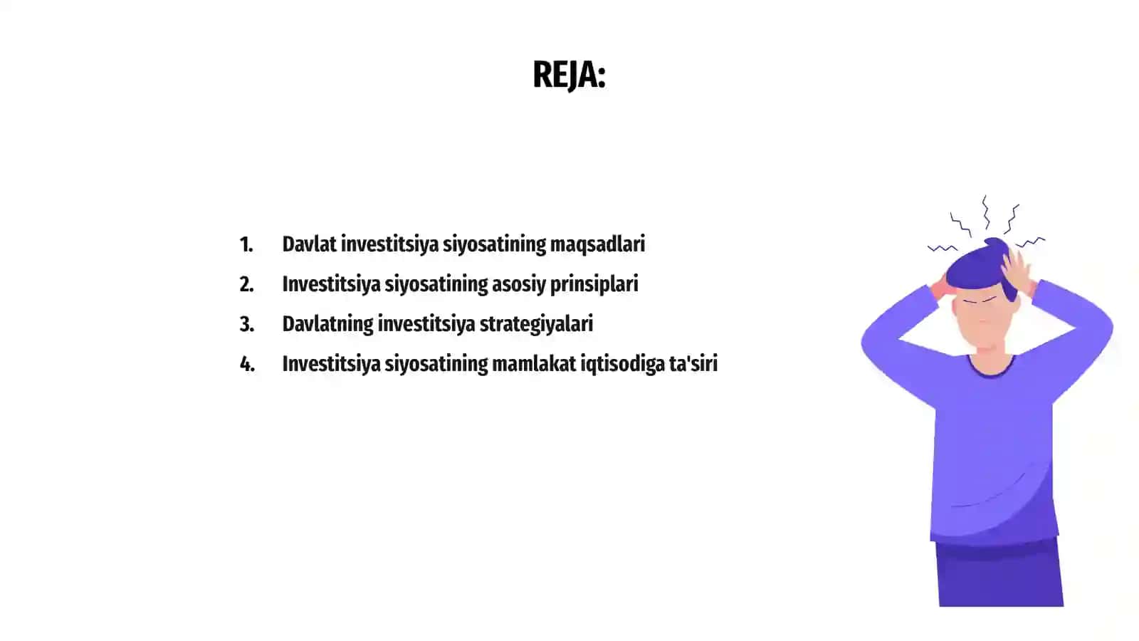 Davlatning investitsiya siyosati 2