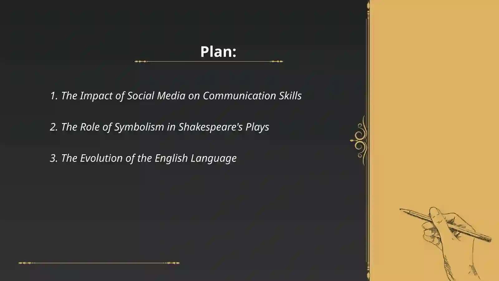 Self - study assignments 2