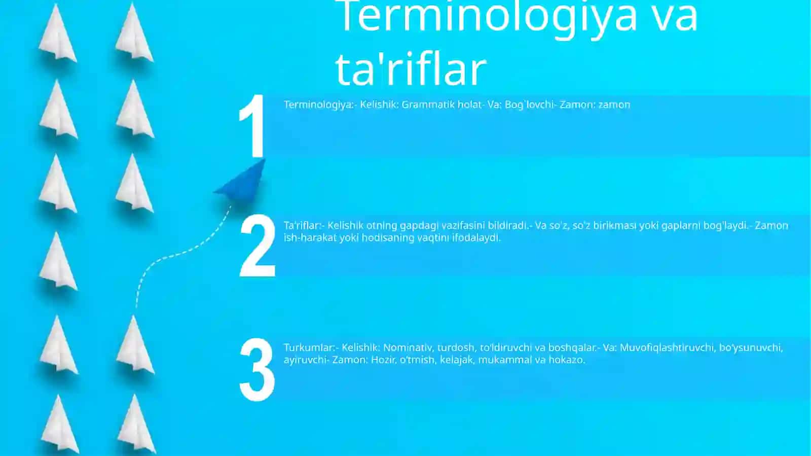 Rod, Son, Kelishik Va Zamon Kategoriyalari 2
