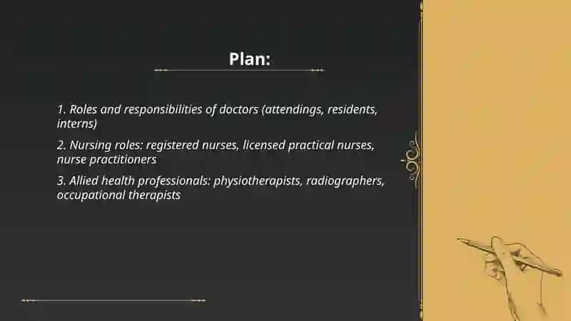 Roles and Responsibilities of Hospital Staff 2