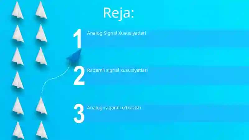 Analog va raqamli signallar 2