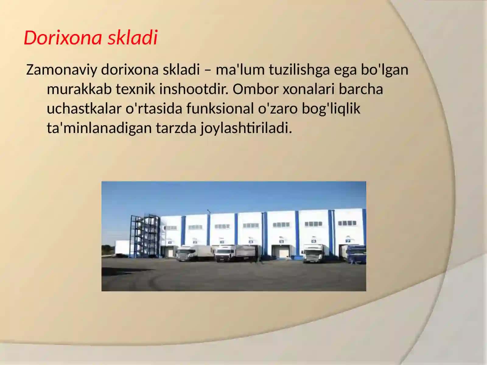 Dorixona ombori va dori vositalarini saqlash 2