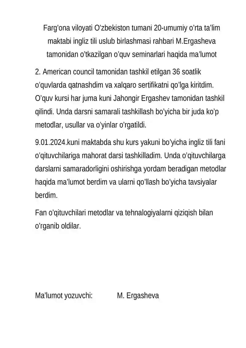 Ingliz tili darsliklari birinchi sinfdan o’n birinchi sinfgacha 2
