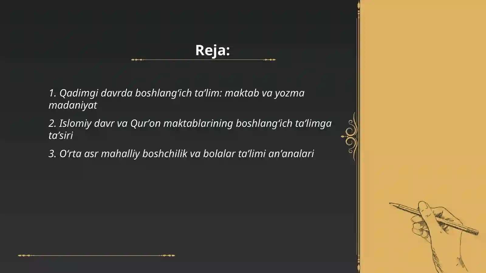Qadimgi davrda boshlangʻich taʼlim 2