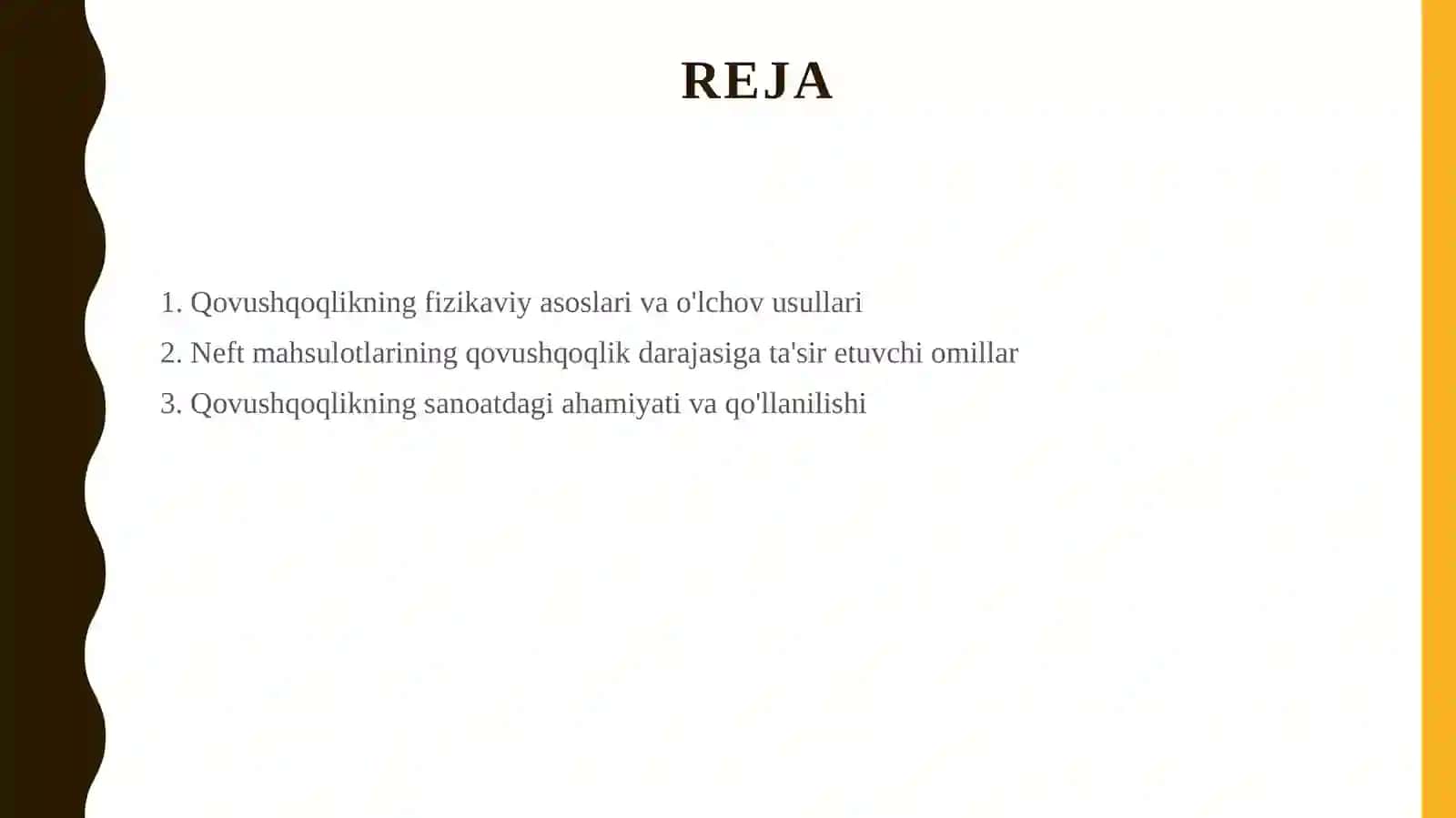 Neft mahsulotining qovushqoqligini 2
