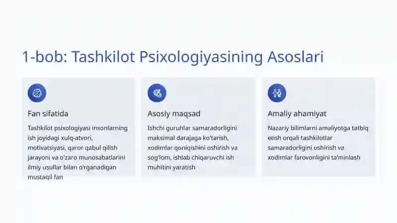 Tashkilot Psixologiyasi 2