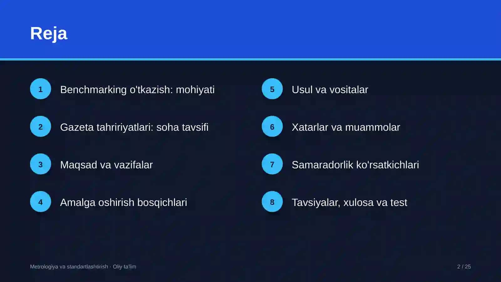 gazeta tahririyatlarida benchmarking o'tkazish 7201 2