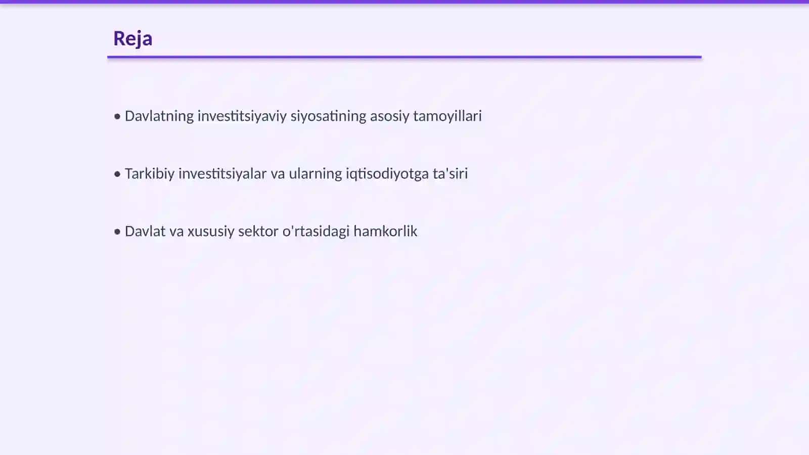 Davlatning tarkibiy investitsiyaviy siyosati 2
