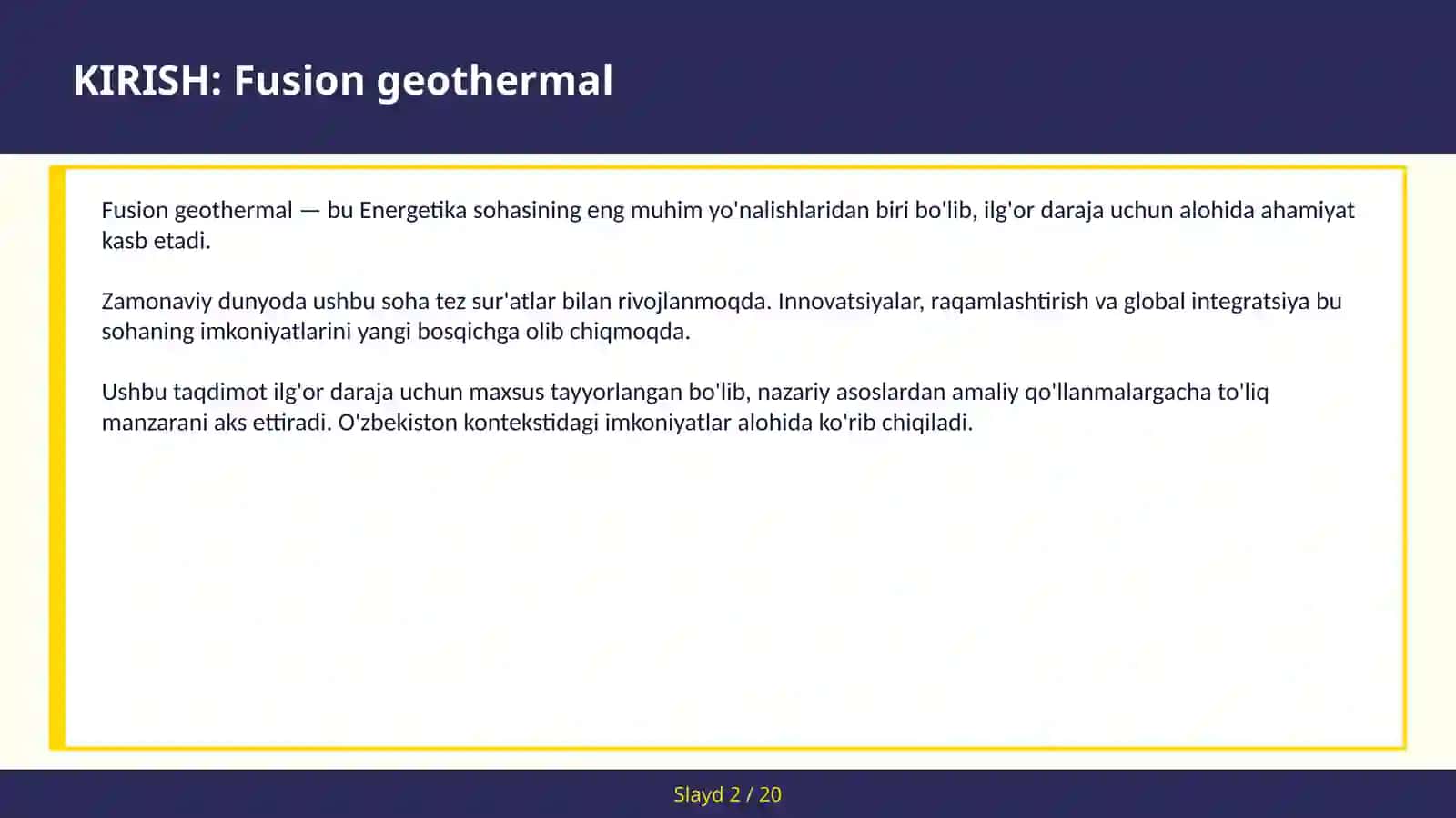 Fusion geothermal 2