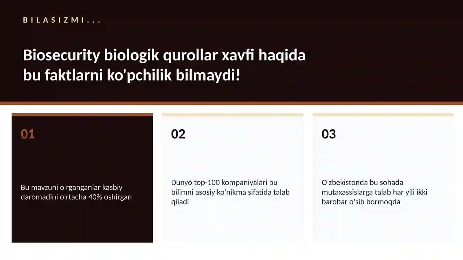 BIOTEXNOLOGIYA VA GENOMIKA 2