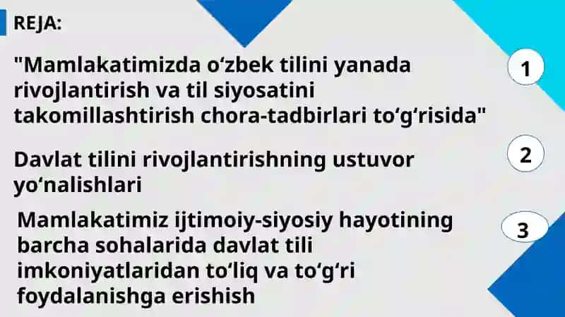 O‘zbek tilini yanada rivojlantirish 2