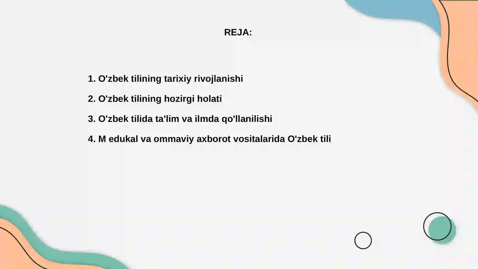 O'zbek tilini sohada qo'llanilishi 2
