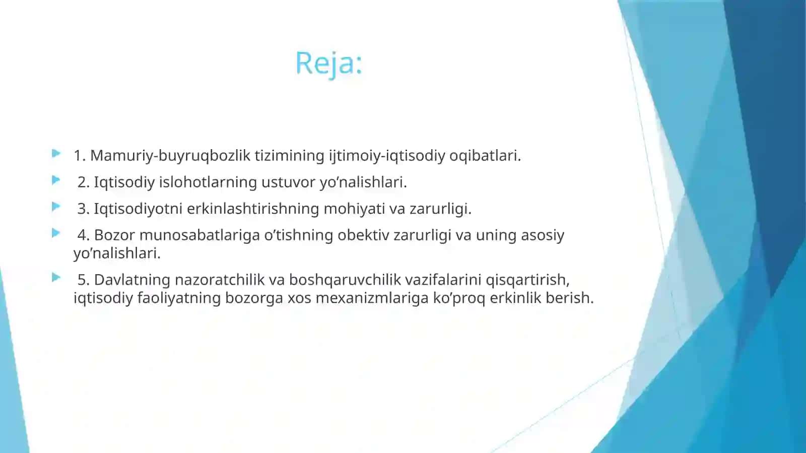O‘zbekiston mustaqilligining dastlabki yillarida iqtisodiy islohotlar strategiyasi 2