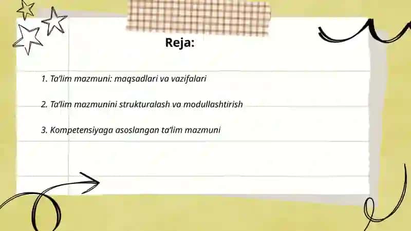 Ta‘lim mazmuni 2