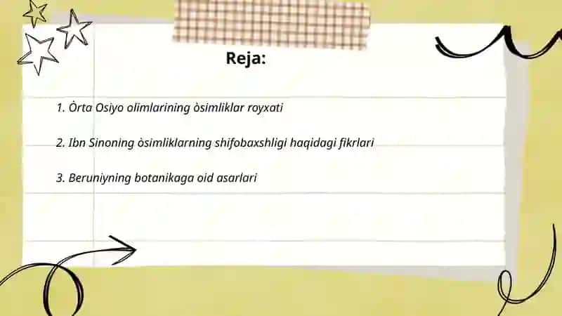 Òrta Osiyo olimlarining òsimliklar haqidagi fikrlari 2