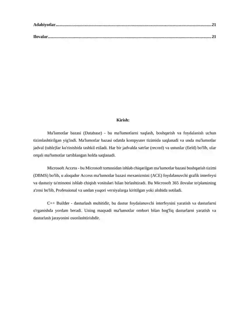 Qandolat mahsulotlari ishlab chiqarish firmasi ish jarayonini avtomatlashtirish 2