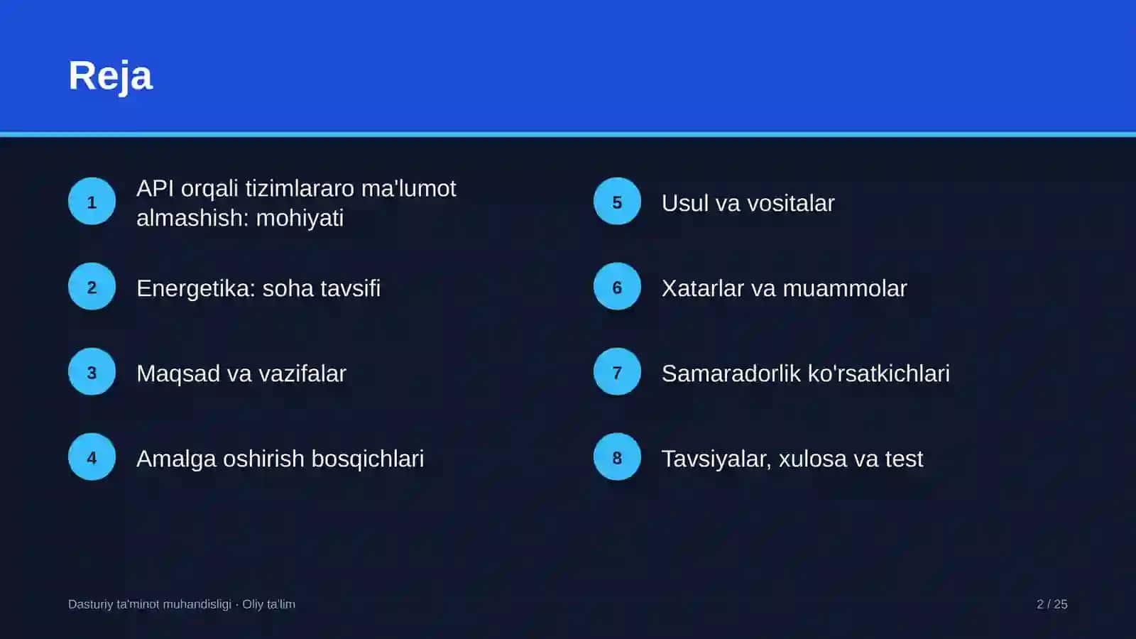 Energetikada API orqali tizimlararo ma'lumot almashish 2
