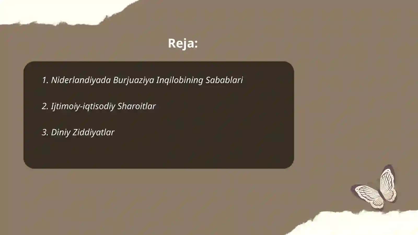 Niderlandiyada Burjuaziya Inqilobi 2