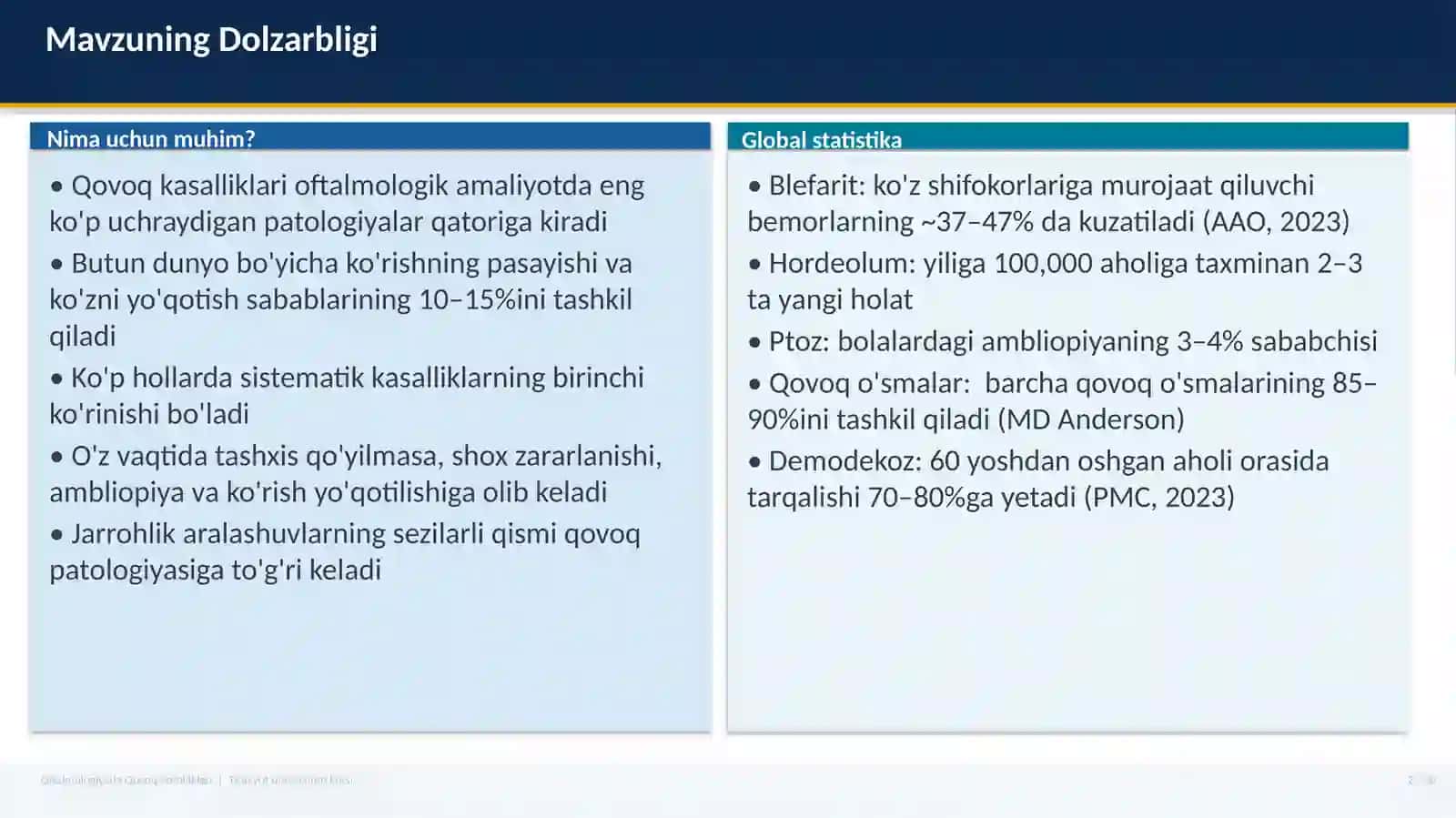QOVOQ KASALLIKLARI 2