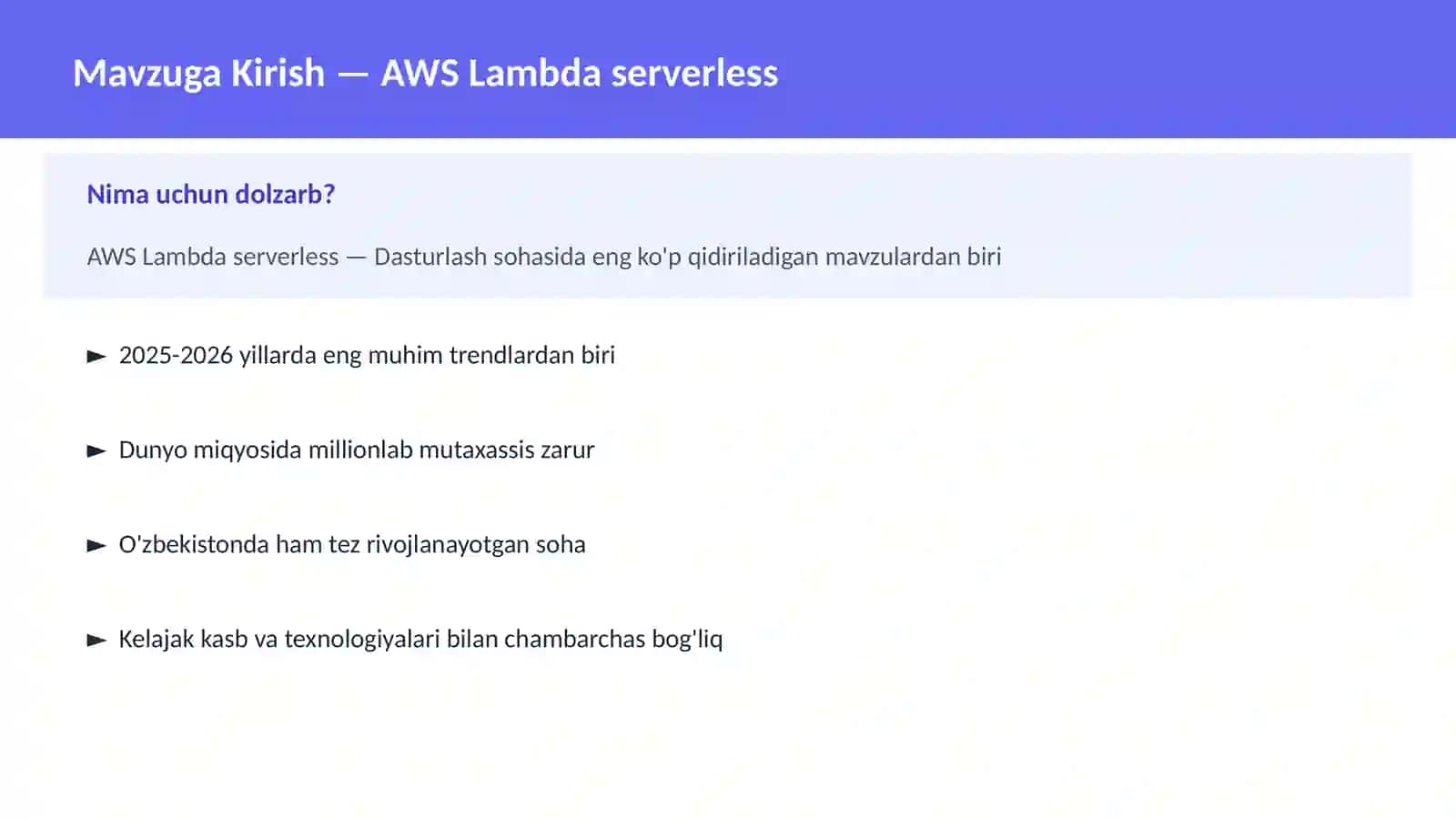 AWS Lambda serverless 2
