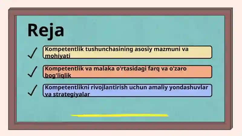 Kompetentlik tushunchasining mohiyati 2