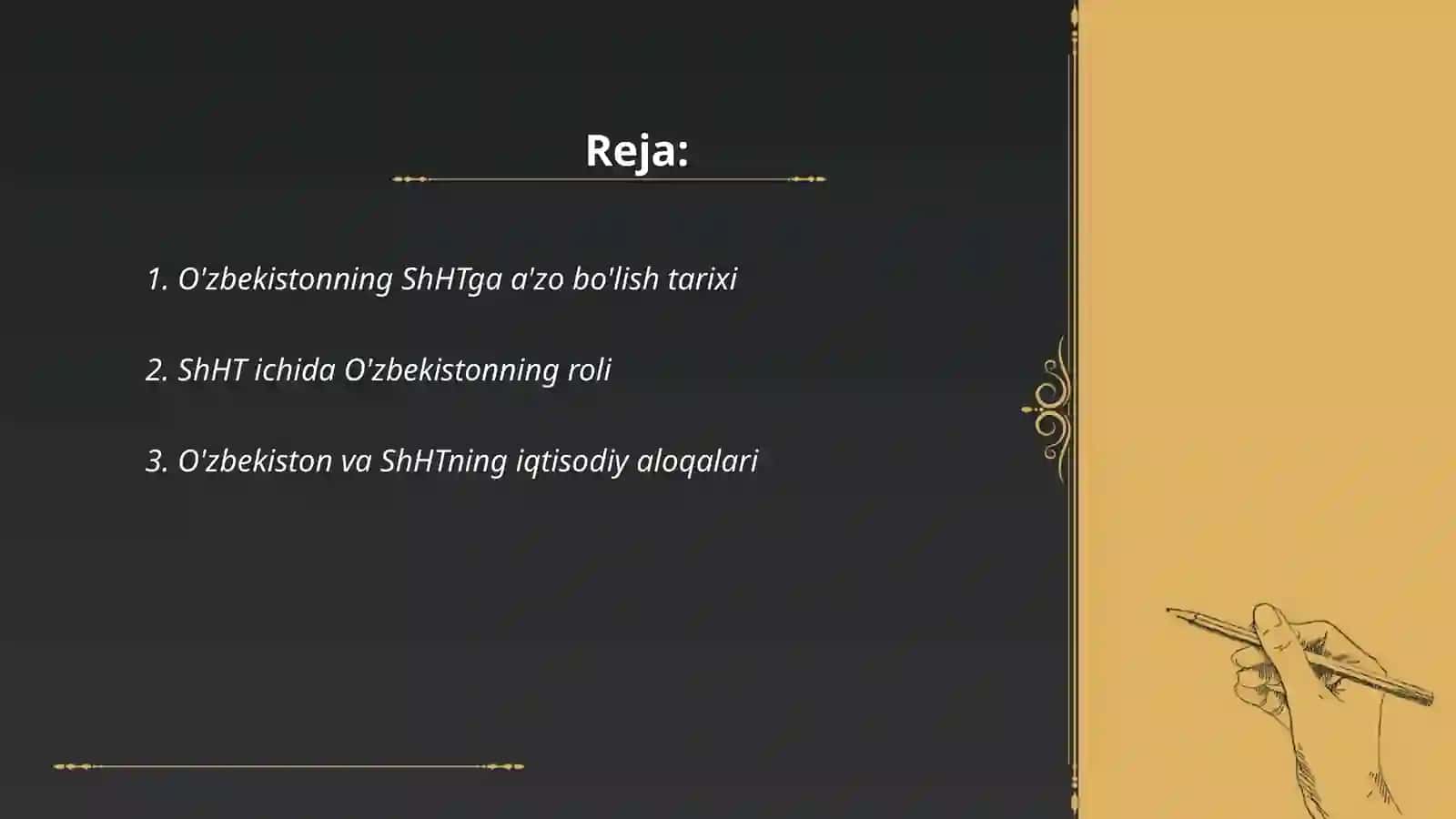 O'zbekiston va ShHT 2