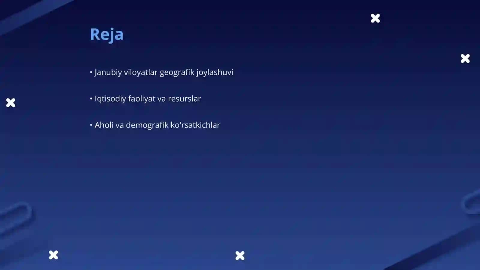 Oʻzbekistonning janubiy viloyatlari haqida umumiy maʼlumot 2