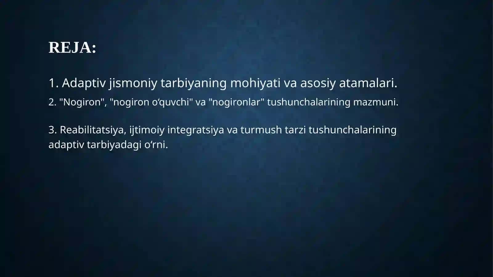 Adaptivjismoniytarbiyaningasosiytushunchalarivaatamalari 2