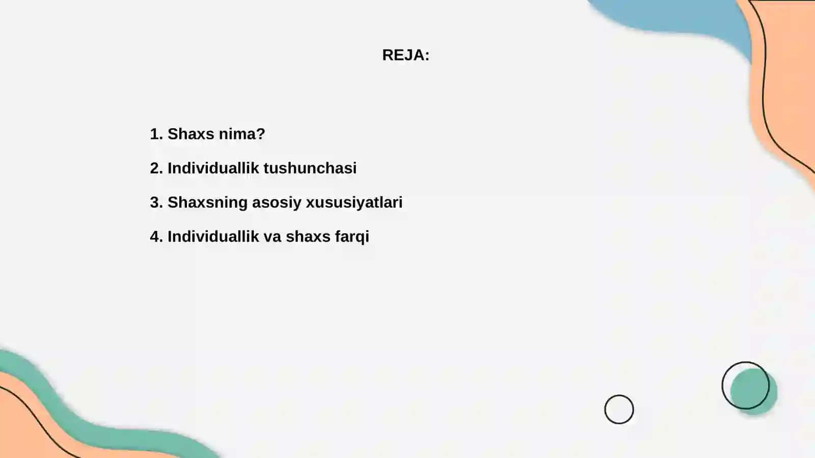 Shaxs haqida tushuncha individ induviduallik va shaxs 2