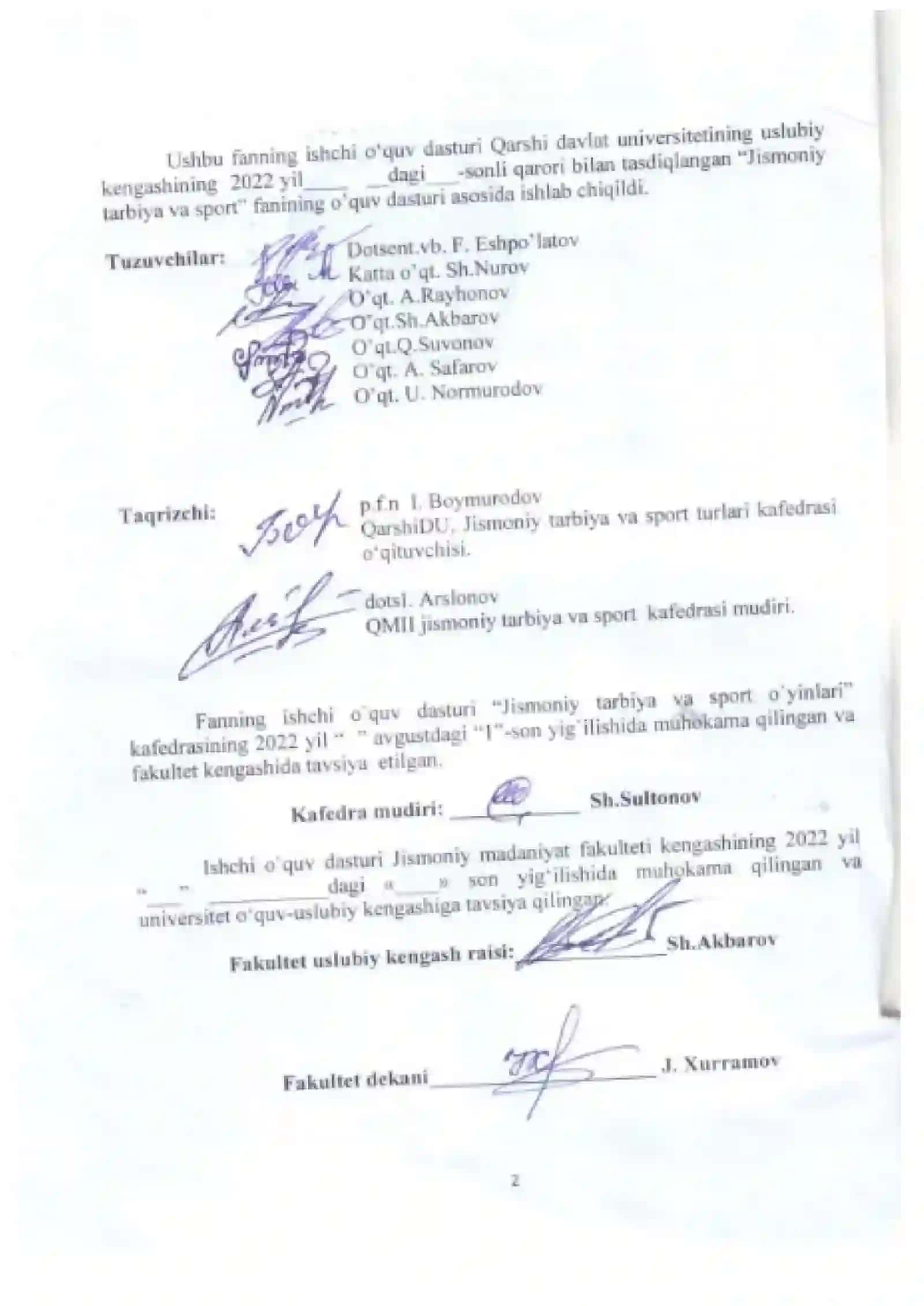 Jismoniy tarbiya va sport 2