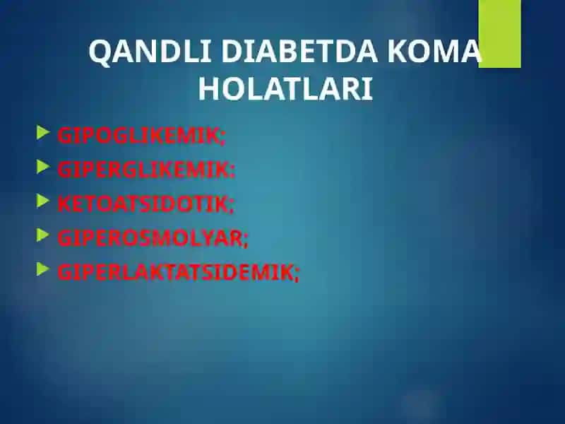 DIABETIK KOMALAR 2