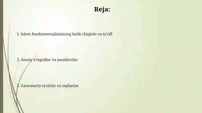 Islom fundamentalizmi 2