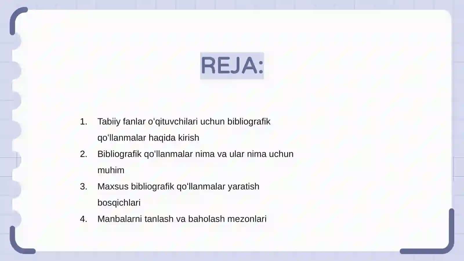 Tabiiy fanlar uchun bibliografik qoʻllanmalar 2