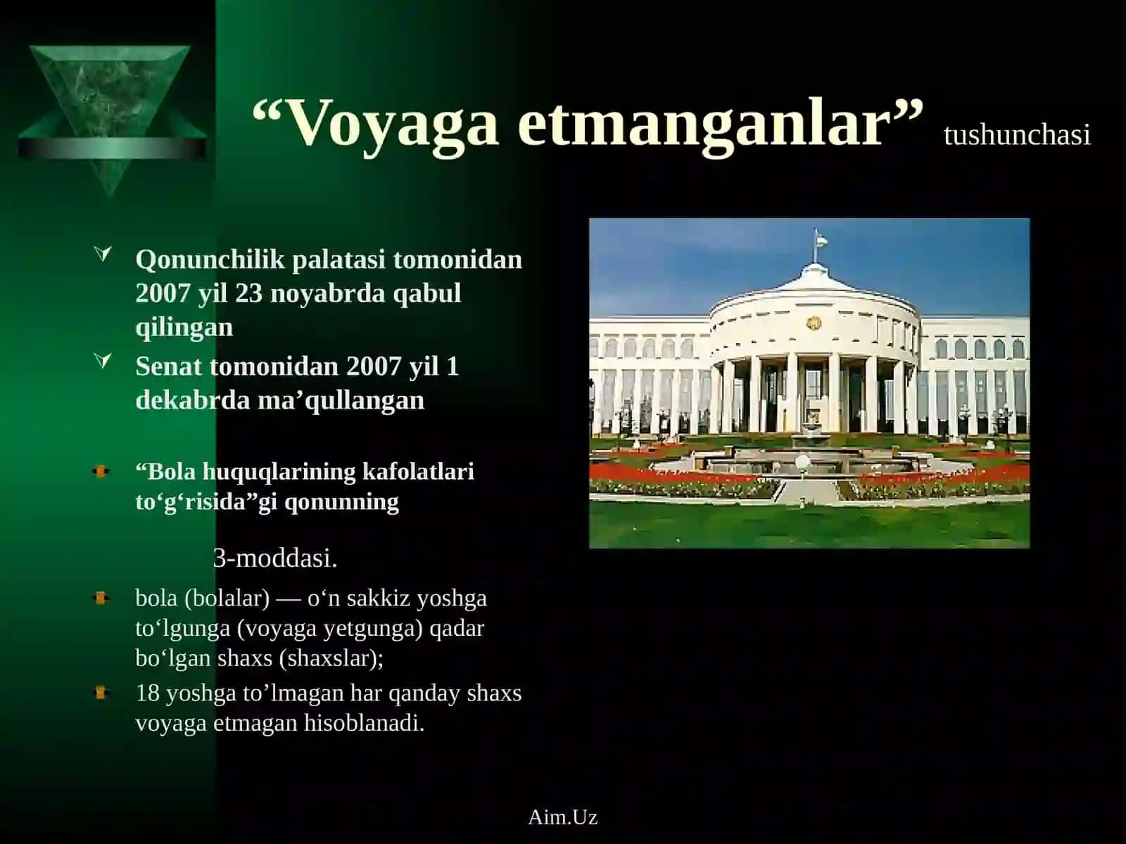Voyaga etmaganlar ning jinoyati va jinoiy javobgarligi 2