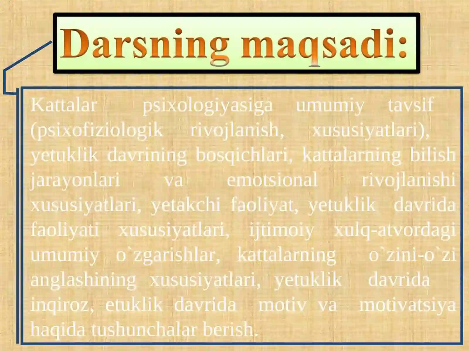 Kattalar psixologiyasiga umumiy tavsif 2