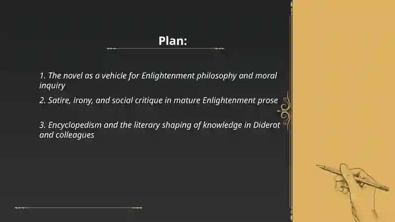 MATURE PERIOD ENLIGHTENMENT LITERATURE 2