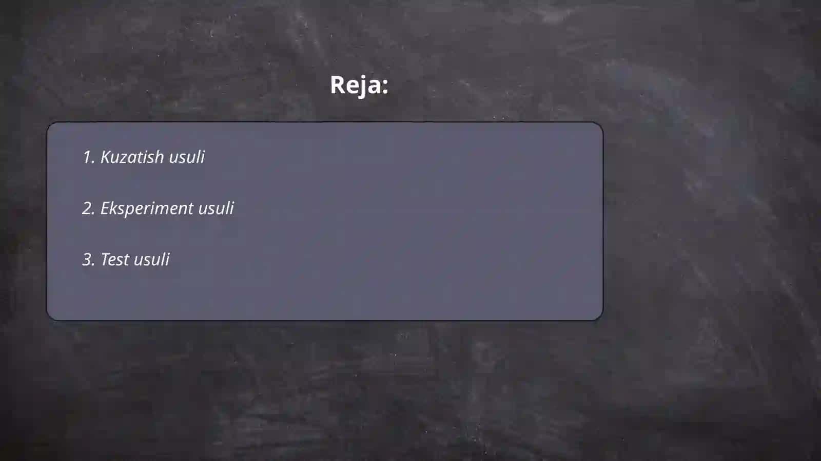 Hozirgi zamon psixologiyasining tadqiqot metodlari 2