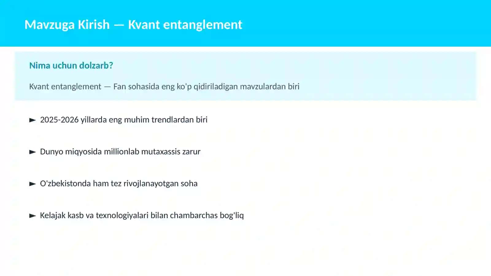 Kvant entanglement 2