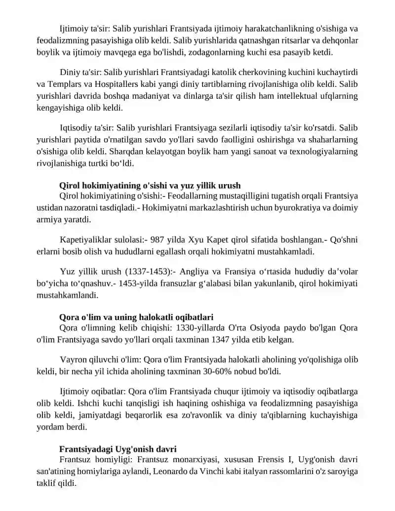 11-15 Asrlarda Fransiya 2